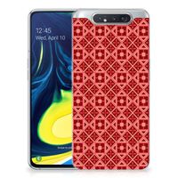 Samsung Galaxy A80 TPU bumper Batik Rood - thumbnail