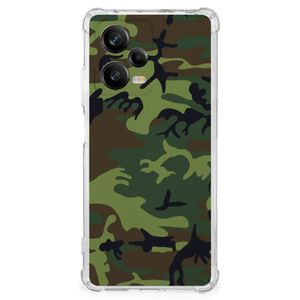 Xiaomi Redmi Note 12 Pro Plus Doorzichtige Silicone Hoesje Army Dark