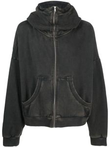 ENTIRE STUDIOS hoodie en coton à fermeture zippée - Noir