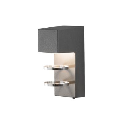 Konstsmide Acerra 7957-370 LED-buitenlamp (wand) Energielabel: G (A - G) LED LED vast ingebouwd 5 W Antraciet