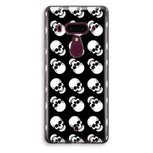 Musketon Skulls: HTC U12+ Transparant Hoesje