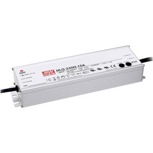 Mean Well HLG-240H-20A LED-driver, LED-transformator Constante spanning, Constante stroomsterkte 240 W 12 A 20 V/DC PFC-schakeling, Overbelastingsbescherming,