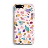 Terrazzo Memphis Pink: iPhone 8 Plus Volledig Geprint Hoesje - thumbnail