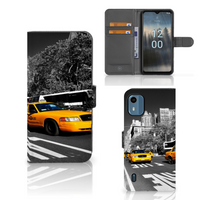 Nokia C12 Flip Cover New York Taxi