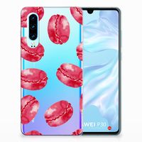 Huawei P30 Siliconen Case Pink Macarons