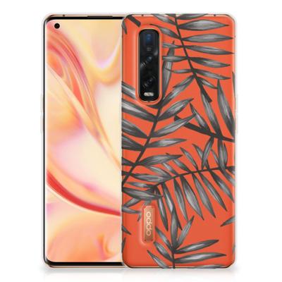 OPPO Find X2 Pro TPU Case Leaves Grey OPPO Find X2 Pro TPU Case Leaves Grey