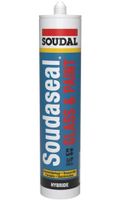 Soudal Soudaseal Glass & Paint | Beglazingskit | Zwart | 290 ml - 155364 - thumbnail