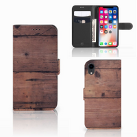 Apple iPhone Xr Book Style Case Old Wood - thumbnail