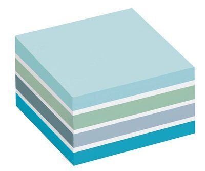 Post-It 7000033875 zelfklevend notitiepapier Vierkant Blauw 450 vel Zelfplakkend