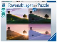 Ravensburger puzzel 2000 stukjes stemmingsvolle bomen en bergen