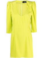 DSQUARED2 robe courte à manches bouffantes - Vert - thumbnail