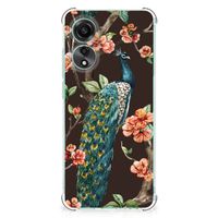 OPPO A78 4G Case Anti-shock Pauw met Bloemen - thumbnail