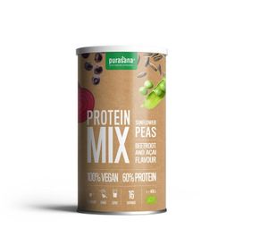 Protein mix pea sunflower beetroot acai vegan bio