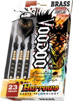 Harrows Voodoo Steeltip dartpijlenset (Gewicht pijl: 0,027 kg)