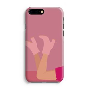 Pink boots: iPhone 8 Plus Volledig Geprint Hoesje