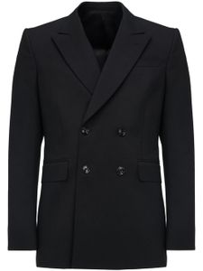 Alexander McQueen blazer à boutonnière croisée - Noir