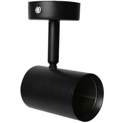 LED Plafondspot - Facto Colri - GU10 Fitting - 1-lichts - Rond - Mat Zwart - Kantelbaar - Aluminium