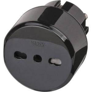 Brennenstuhl Travel Adapter netvoeding & inverter Zwart