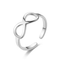 Subtiele Infinity Ring - verstelbaar - Zilver