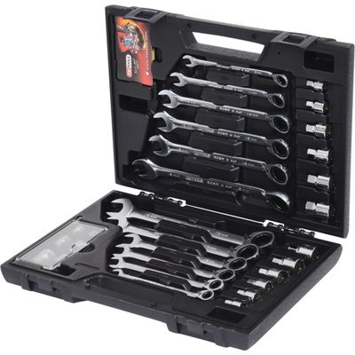 KS Tools 503.4960 503.4960 Ring-steeksleutelset 30-delig Sleutelbreedte (metrisch) (alleen voor ADT) 19 mm