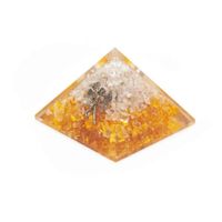 Orgonite Piramide Citrien - Engel - (70 mm) - thumbnail