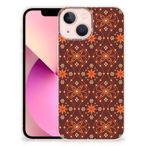 iPhone 13 mini TPU bumper Batik Brown