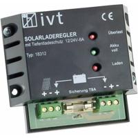 IVT Shunt Laadregelaar voor zonne-energie PWM 12 V, 24 V 8 A - thumbnail