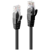 LINDY 48079 RJ45 Netwerkkabel, patchkabel CAT 6 U/UTP 3.00 m Zwart 1 stuk(s) - thumbnail