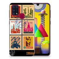 Samsung Galaxy M31 Siliconen Back Cover Postzegels