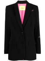 TWINSET blazer clouté à simple boutonnage - Noir