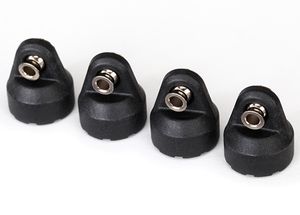 Shock caps (black) (4) (assembled with hollow balls)