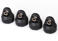 Shock caps (black) (4) (assembled with hollow balls) - thumbnail