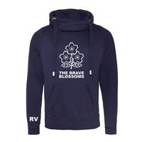 Rugby Vintage - Japan Cross Neck Hoodie - Navy