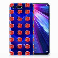 Honor View 20 Siliconen Case Paprika Red