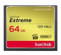 SanDisk CF Extreme 64GB flashgeheugen CompactFlash - thumbnail