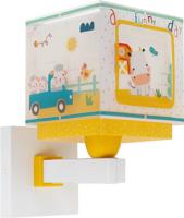 Dalber Kinderkamer wandlamp My Farm geel met wit 63409