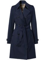 Burberry trench Chelsea Heritage à coupe mi-longue - Bleu - thumbnail