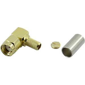 TRU COMPONENTS SMA-JWC-RG58 1372237 SMA-Reverse-connector Stekker, haaks 50 Ω 1 stuk(s)