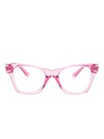 Versace Eyewear lunettes de vue à monture papillon - Rose - thumbnail