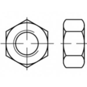 TOOLCRAFT TO-5416734 Zeskantmoeren M7 Staal Galvanisch verzinkt 1000 stuk(s)