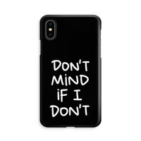 Don't Mind: iPhone Xs Volledig Geprint Hoesje