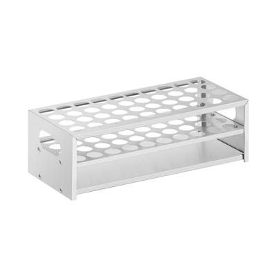 Reageerbuisrek - aluminium - voor 40 reageerbuisjes Reageerbuisrek - aluminium - voor 40 reageerbuisjes