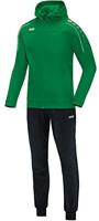 JAKO - Polyester Classico Trainingspak Met Capuchon, Dames, Sportgroen, 42