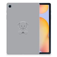 Samsung Galaxy Tab S6 Lite | S6 Lite (2022) Tablet Back Cover Grijs Baby Olifant