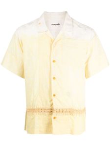 STORY mfg. chemise en crochet - Jaune