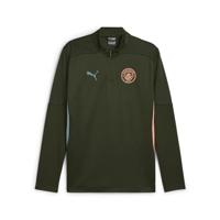PUMA Manchester City trainingstop met kwartrits voor heren M Myrtle Bold Blue Green