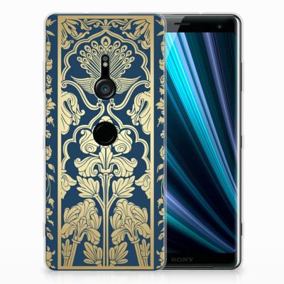 Sony Xperia XZ3 TPU Case Beige Flowers