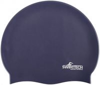 Swimtech Badmuts siliconen one-size marineblauw