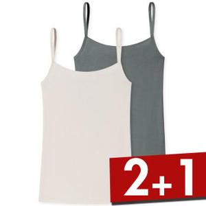 Schiesser 2 stuks Modal Essentials Spagetti Top * Actie *