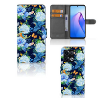 Telefoonhoesje met Pasjes voor OPPO Reno8 Pro IJsvogel